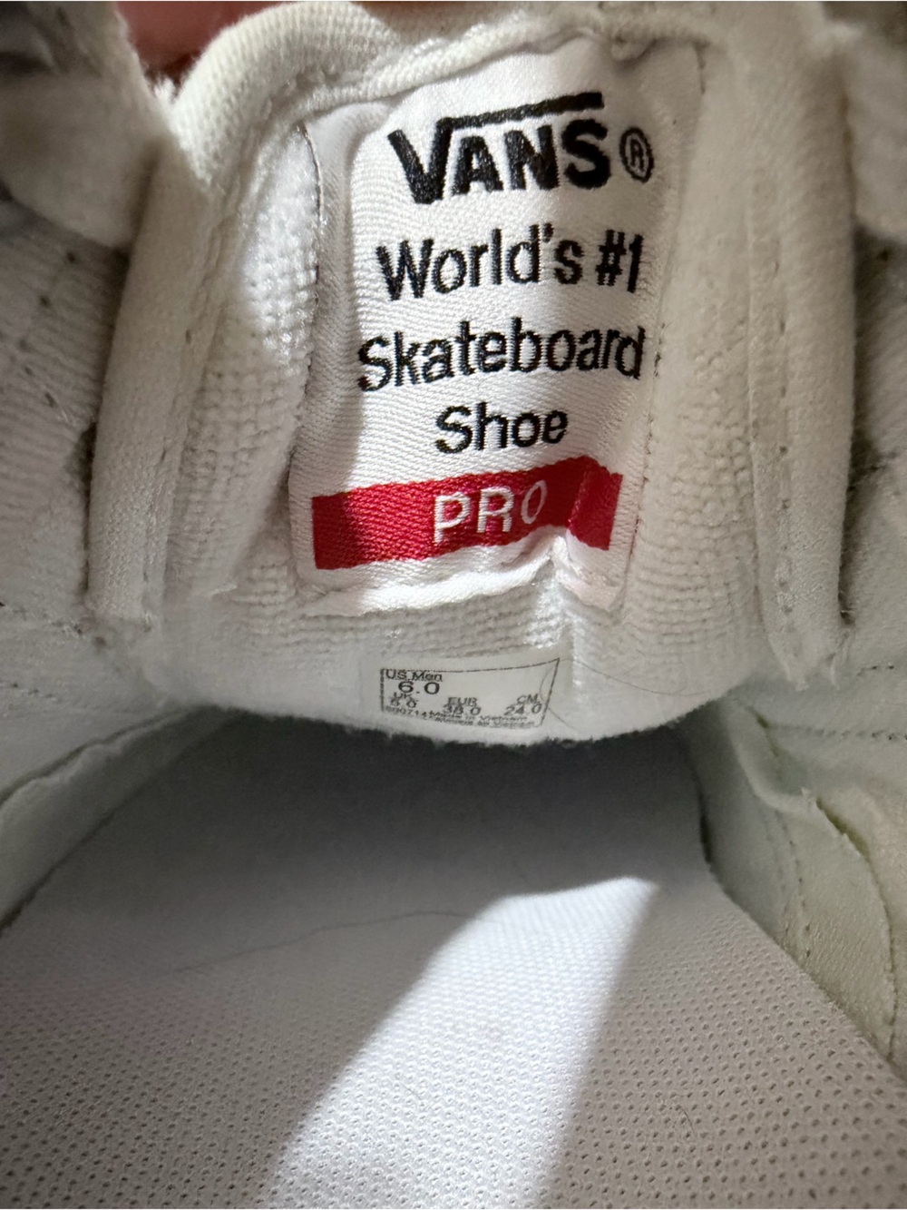 Vans Iridescent/Holographic Pro Skateboarding Shoe with Suede Trim - Picture 2 of 11